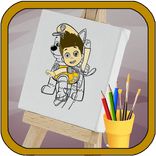 Learn to color character