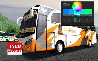 Livery BUSS Dangdut Simulator capture d'écran 1