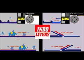 Livery BUSS Dangdut Simulator screenshot 2