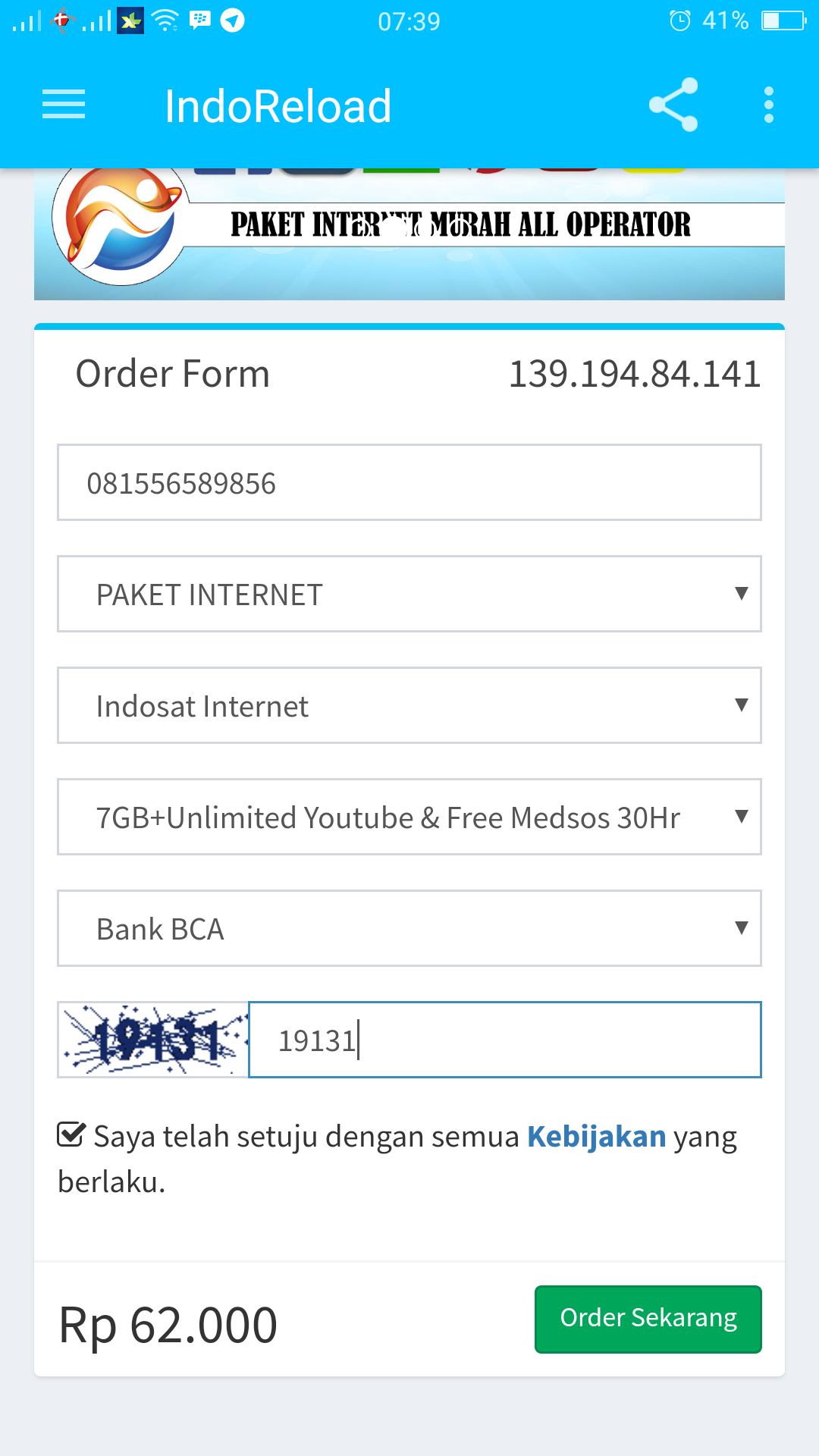 IndoReload : Isi Pulsa, Paket Internet & Token PLN for ... - 