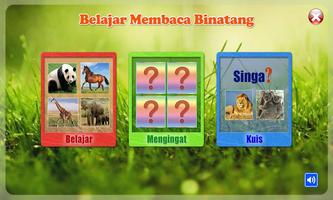 Belajar Membaca Binatang 海報