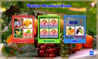 Poster Belajar Membaca Buah