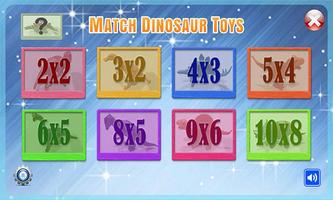 Match Dinosaur Toys Poster