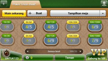 Texas Poker untuk Indonesia capture d'écran 3