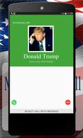 Fake Call Donald Trump poster