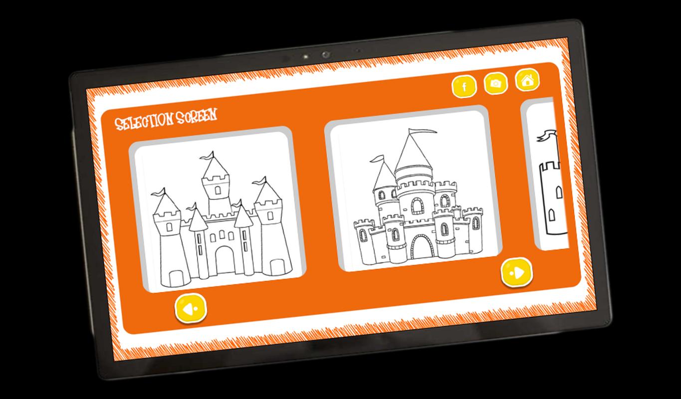 Game Mewarnai Istana Permainan Menggambar Gratis Apk Download Screenshot Gambar