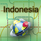 Indonesia Map 아이콘