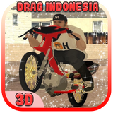 Indonesian Drag Racing Bike Street Race 3D - 2018 أيقونة