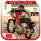 Indonesian Drag Racing Bike Street Race 3D - 2018 图标