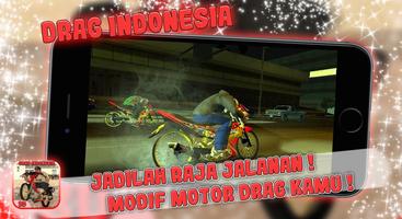 Indonesian Drag Racing Bike Street Race 3D - 2018 imagem de tela 2