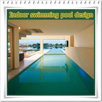 Indoor swimming pool design ポスター