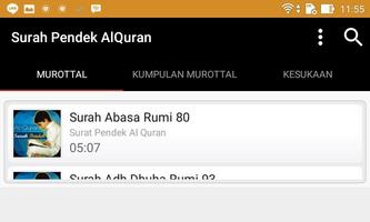 Surah Pendek AlQuran captura de pantalla 3