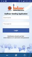 Indane Aadhaar Seeding Affiche