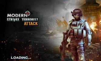 Modern Strike Terrorist Attack: 3D FPS Gun Shooter পোস্টার