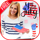 4th Of July Photo Stickers icon