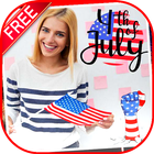 4th Of July Photo Stickers icon