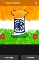 Indian Flag Letter Alphabets تصوير الشاشة 3