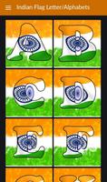 Indian Flag Letter Alphabets 海報