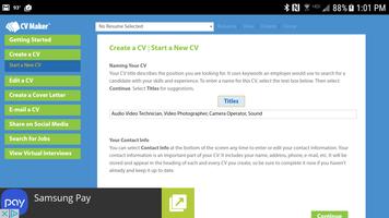 CV Maker FREE Ekran Görüntüsü 1