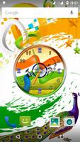 India Clock Live Wallpaper imagem de tela 1