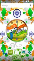 India Clock Live Wallpaper imagem de tela 2