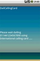 Dial Calling Card تصوير الشاشة 3