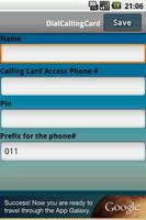 Dial Calling Card screenshot 1