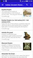 برنامه‌نما Indian History - Material عکس از صفحه