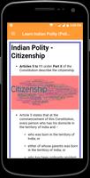 Learn Indian Polity (Politics) Complete Guide capture d'écran 3