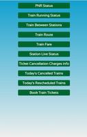 Indian Rail info, PNR Status & Ticket Booking Affiche