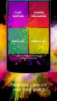 Happy Holi App - Holi Songs/Holi sms Free Holi app ภาพหน้าจอ 1