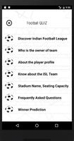 Indian Football Quiz - Indian Football League پوسٹر