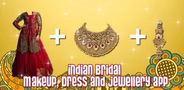 印度新娘化妝禮服和首飾