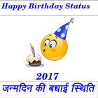 Happy Birthday Status-icoon