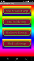 Hindi Melody Hit Songs โปสเตอร์