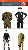 Indian Army photo Suit Affiche