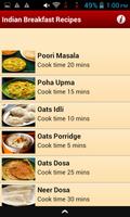 Indian Breakfast Recipes capture d'écran 1