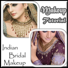 Maquillage de mariée indienne icône