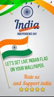 Indian Flag Live wallpaper Cartaz