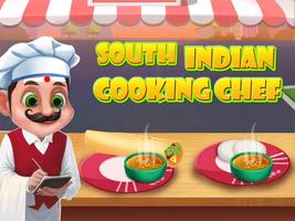 South Indian Cooking Chef الملصق