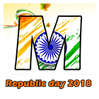 Indian Flag Letter Wallpaper 2018 icône