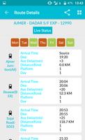برنامه‌نما Live Train Status - Indian Railways Time Table عکس از صفحه