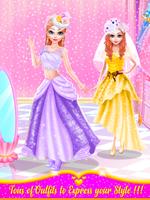 Sweet Princess Hair Do Design - Hair Stylist Games capture d'écran 3