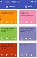 Mega NoteBook - Note Taking & Clipboard Manager পোস্টার