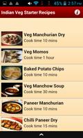 Indian Veg Starter Recipes capture d'écran 2