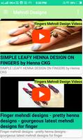 Mehndi Videos Design - Mehndi Design capture d'écran 3