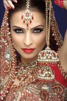 Indian maquillage de mariage Affiche