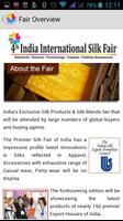 4th IISF - India Silk Fair capture d'écran 1