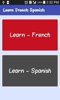 Learn French Spanish постер