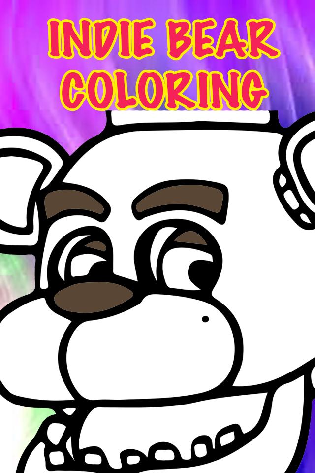 Freddy Fazbear Coloring page  Fnaf coloring pages, Bear coloring